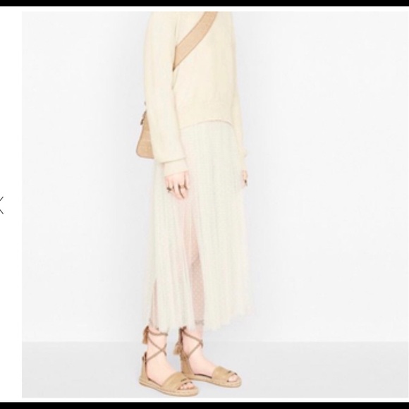 🔥sold🔥Christian Dior Rubber Lace-up Logo Sandals - Picture 10 of 10